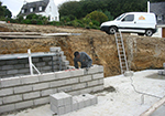 Réalisation des fondations à La Roque-sur-Pernes